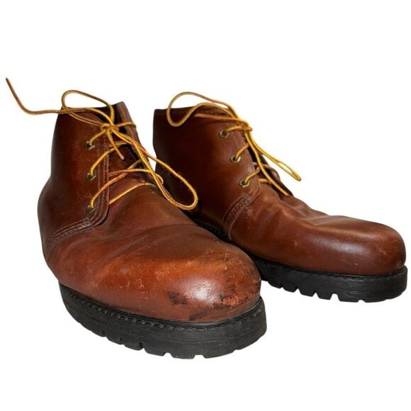 SEBAGO Dryside Waterproof Leather Chukka Boot 6 Hex Eye Lug Sole 11 Wide USA 11W - Picture 2 of 8